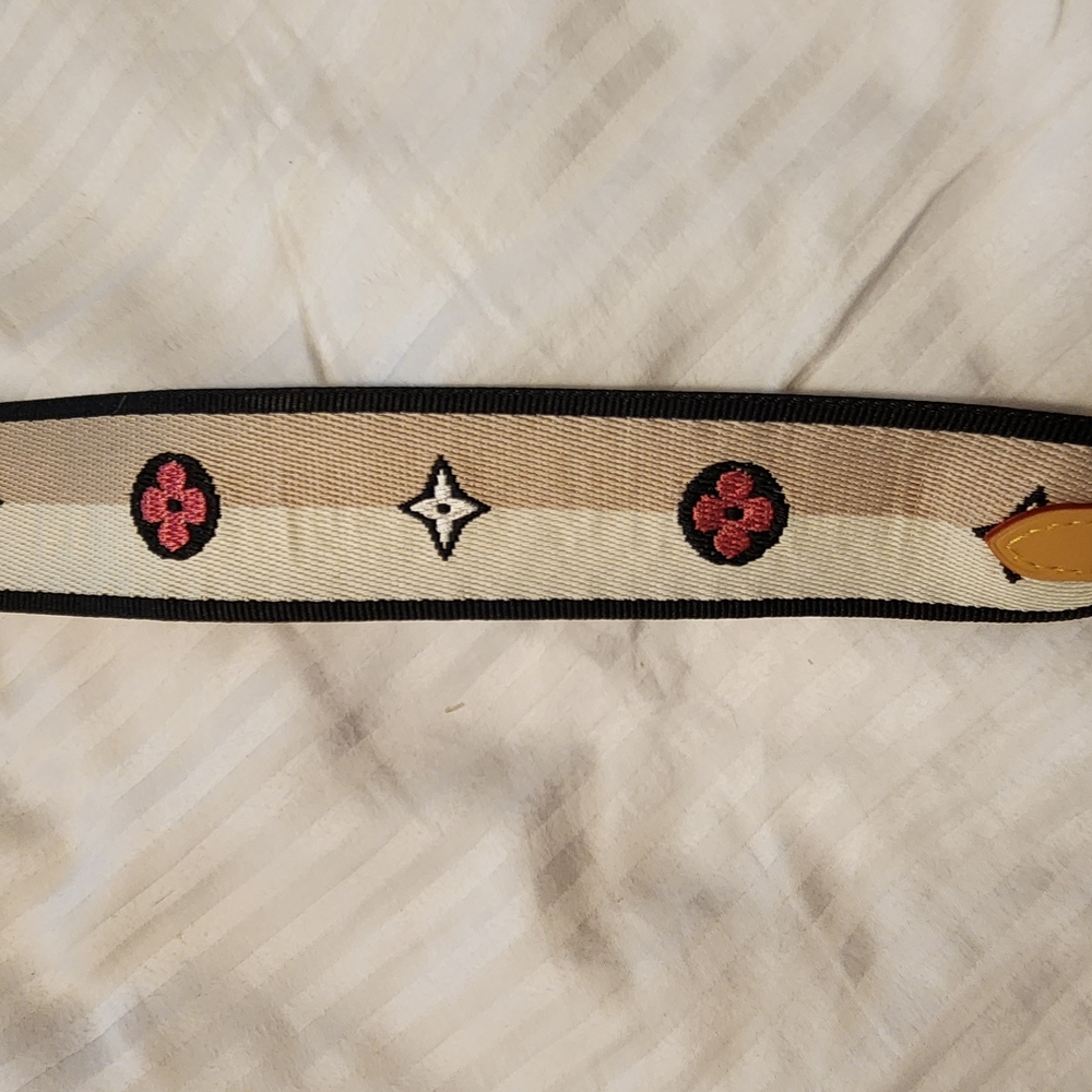 Designer-Inspired Black and Guitar Strap For Purse